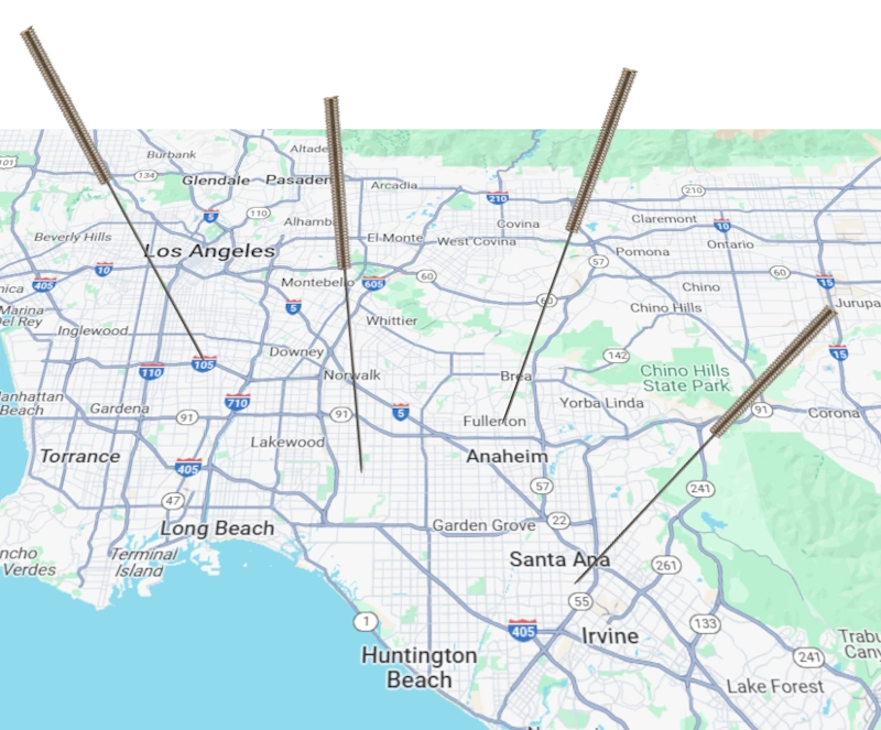 Southern California community-based acupuncture research footprint